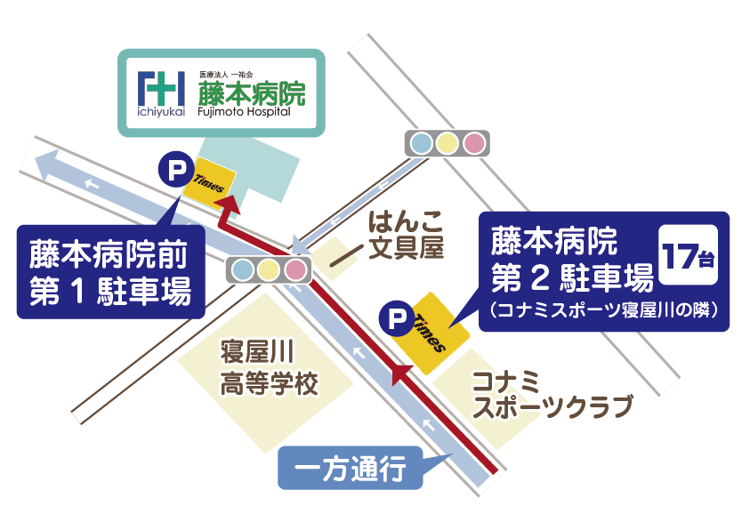 第二駐車場地図